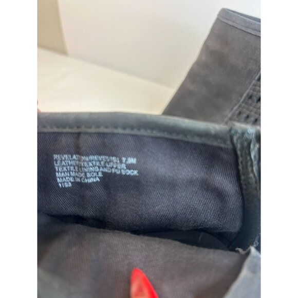 Steve Madden Block Heel Faux Suede Size 7.5M Grey Comfort Career Ankle Boots - Picture 14 of 15